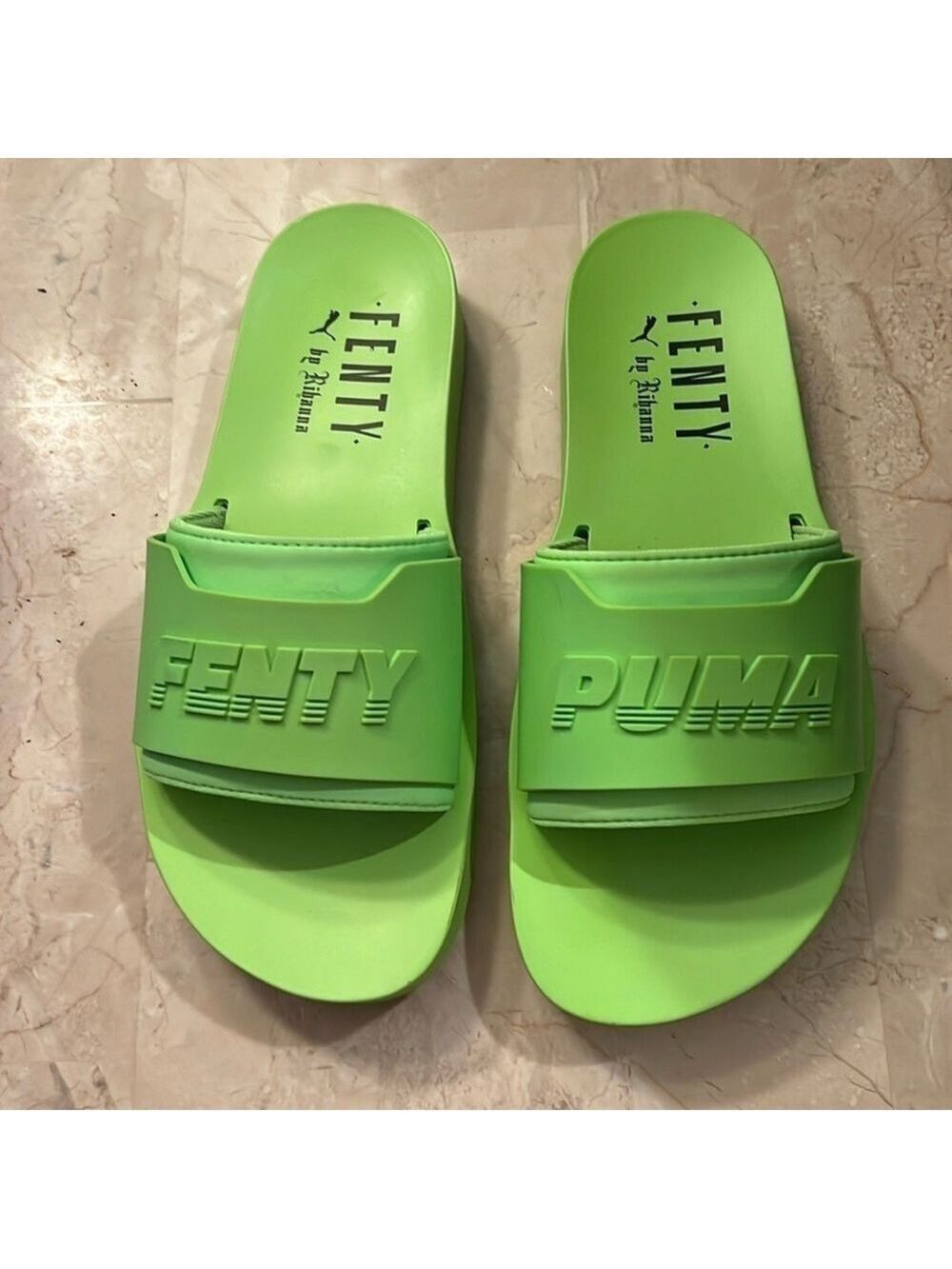 Puma Fenty Rihanna Surf Slide Unisex Shoe Green Size 6.5